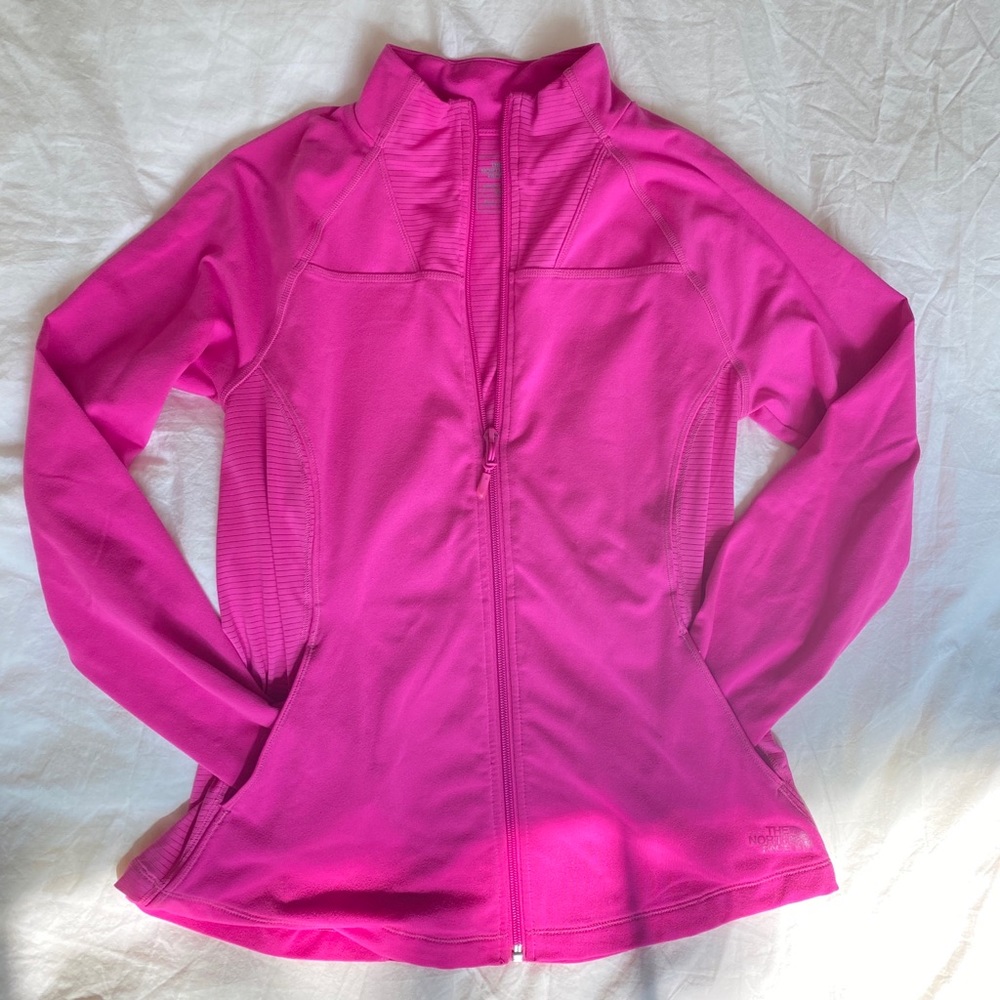The North Face zip up sweater sz M